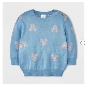 Baby Boys' Disney Mickey Mouse & Friends Pullover Sweater - Blue